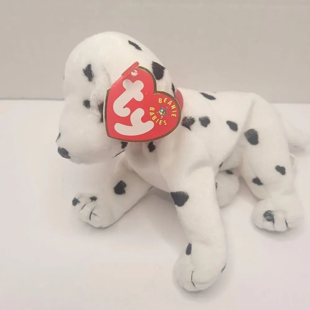 Ty Beanie Baby Rescue FDNY Dalmatian Dog 2001